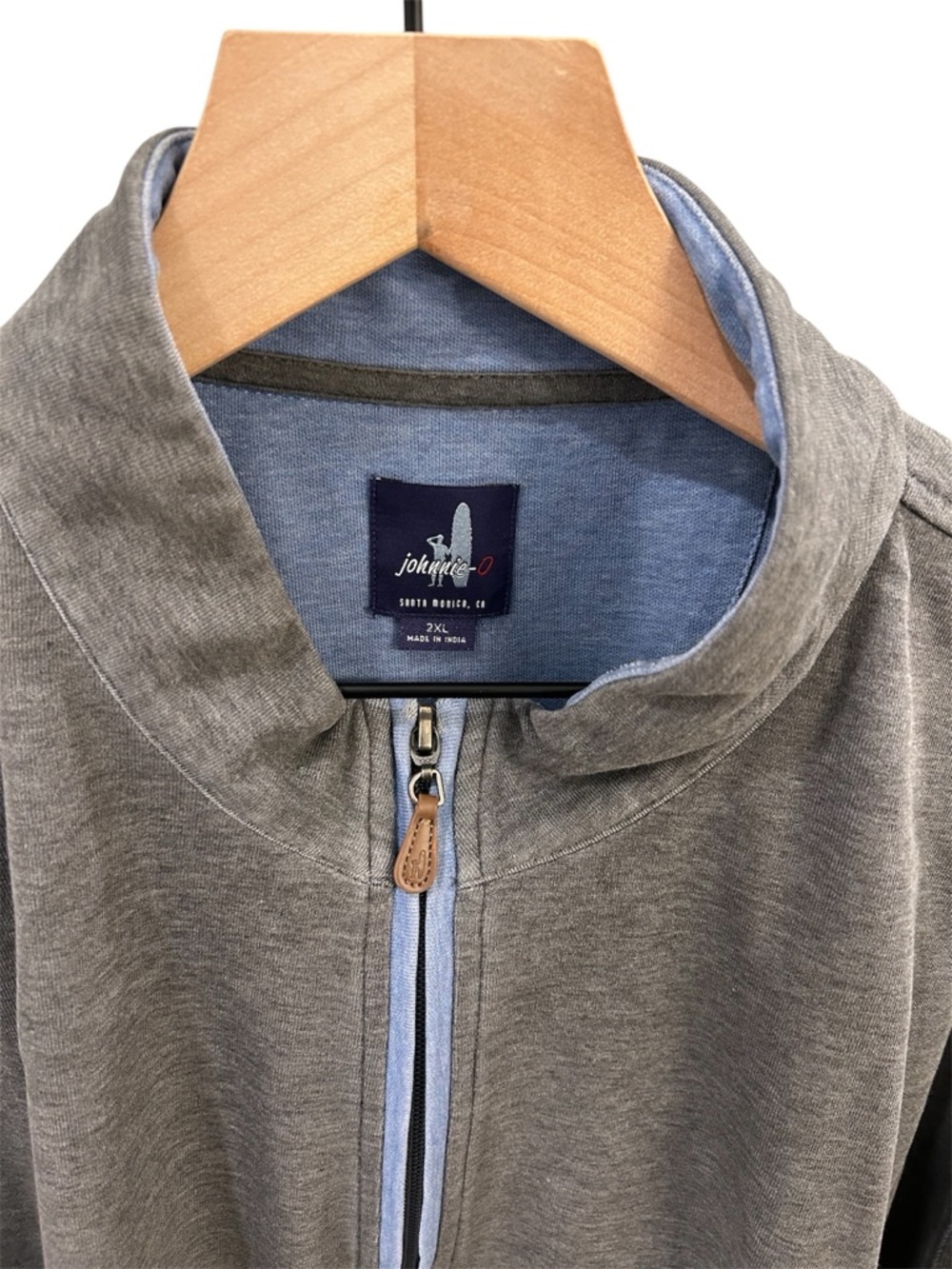 Johnnie-O Men’s Quarter Zip Pullover – Size 2XL - Picture 2 of 6